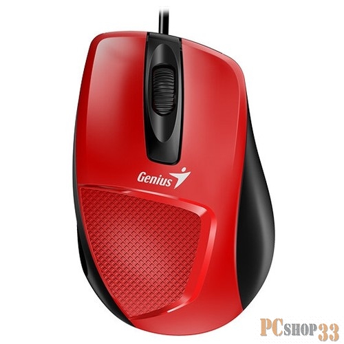 Мышь Genius Mouse DX-150X ( Cable, Optical, 1000 DPI, 3bts, USB ) Red