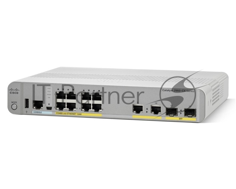 Коммутатор Cisco Cisco Catalyst 2960-CX 8 Port Data Lan Base