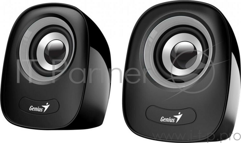 Колонки, PC speakers Genius SP-Q160,GRAY,USB, 2.0, Power Output 6W, Sensitivity: 80 Db, 3.5 mm jack., цвет серый
