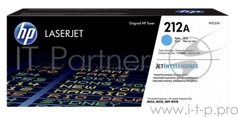 Картридж Cartridge HP 212A для CLJ Enterprise M554/M555/M578 , голубой ( 4 500 стр.)