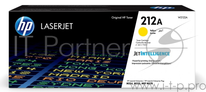 Картридж Cartridge HP 212A для CLJ Enterprise M554/M555/M578 , желтый ( 4 500 стр.)