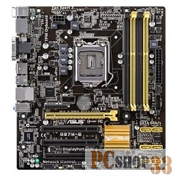 Материнская плата Asus Q87M-E LGA 1150, Intel Q87, 4xDDR3, 7.1CH, 1000 Мбит/с, USB3.0, D-Sub, DVI, HDMI, DisplayPort, mATX RTL