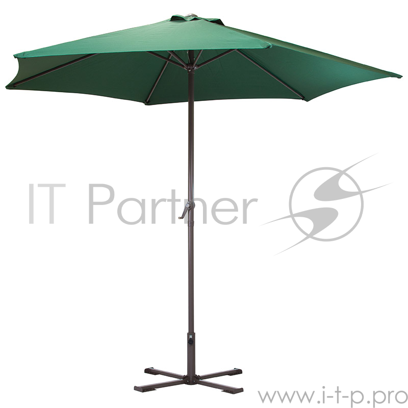 Ecos Зонт садовый GU-03 (зеленый) с крестообразным основанием