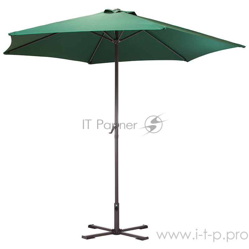 Ecos Зонт садовый GU-03 (зеленый) с крестообразным основанием