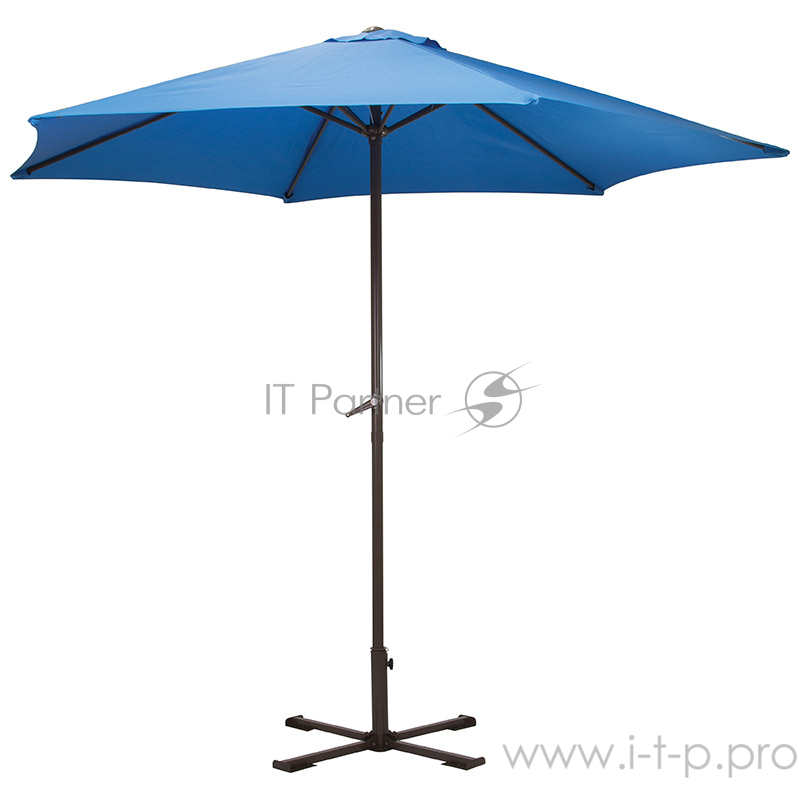 Ecos Зонт садовый GU-03 (синий) с крестообразным основанием