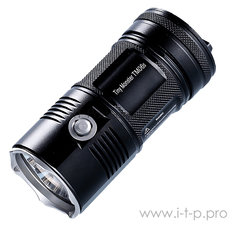 Фонарь ручной Nitecore TM06S черный лам.:светодиод. 18650x4 (14408)