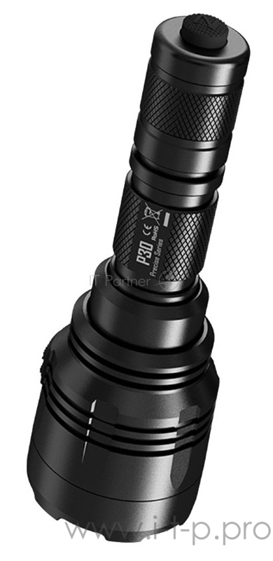 Фонарь ручной Nitecore P30 New черный лам.:светодиод. 18650/CR123x1 (19094)