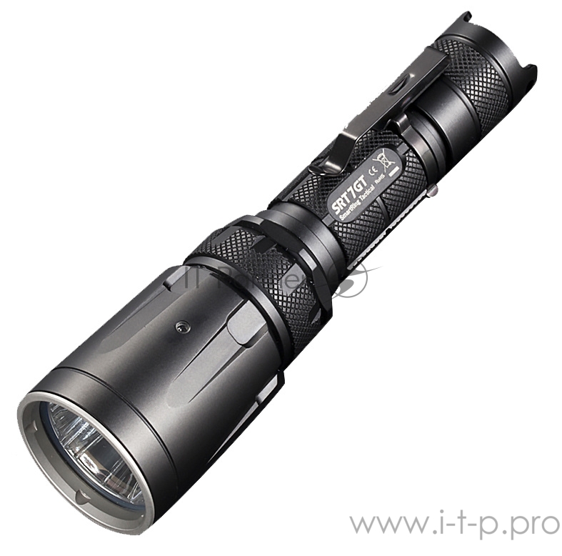Фонарь ручной Nitecore SRT7GT черный лам.:светодиод. 18650/CR123x1 (16270)