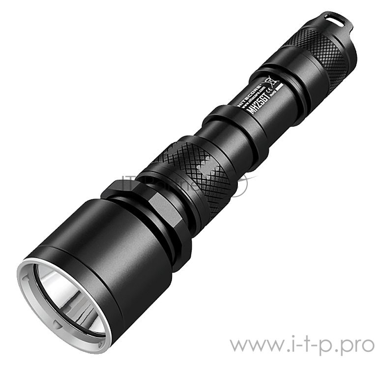 Фонарь ручной Nitecore MH25GT черный лам.:светодиод. 18650/CR123x1 (15373)