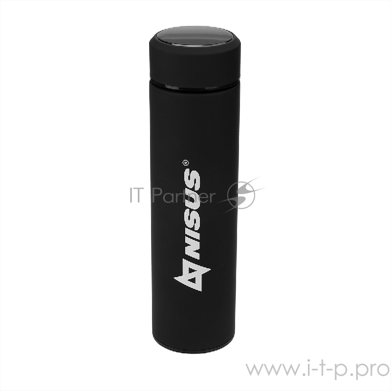 Термос N.TM-049-R 450ML с термодатчиком красный NISUS