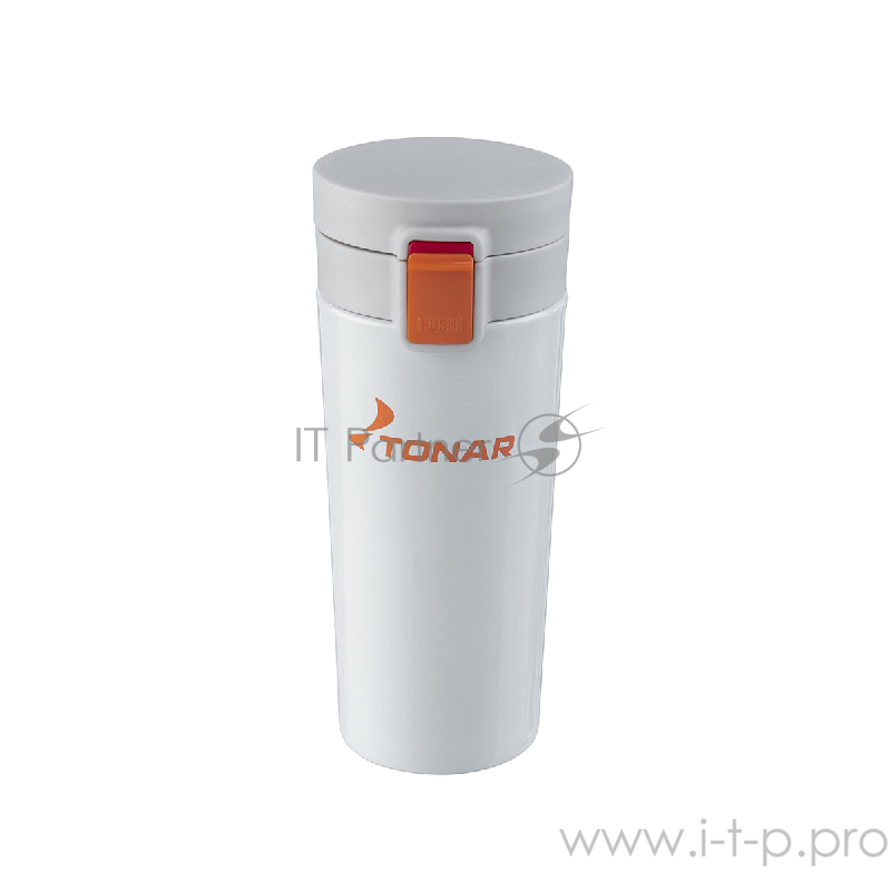 Термос-кружка HS.TMК-01 400ML белый TONAR