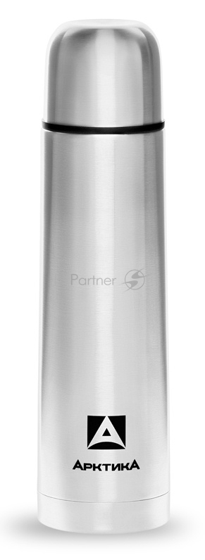 Термос Арктика 101-500A 0.5л. серебристый с чехлом (101-500A/SIL)
