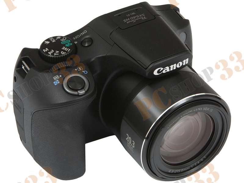 Фотоаппарат Canon PowerShot SX540 HS (20.3Мп, 50x, ЖК 3.0, SDXC), черный