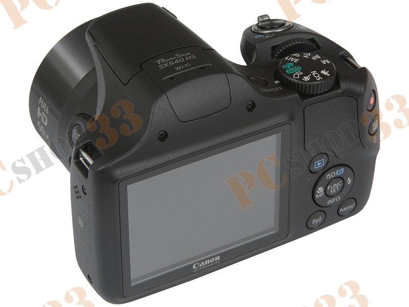 Фотоаппарат Canon PowerShot SX540 HS (20.3Мп, 50x, ЖК 3.0, SDXC), черный