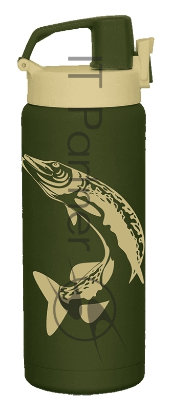 Термос Арктика 702-500 0.5л. болотный/рисунок (702-500W/SWAM)