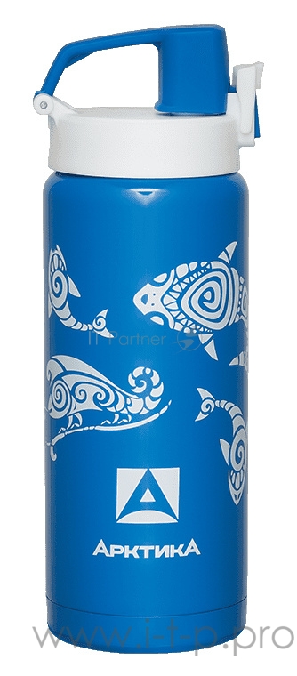 Термос Арктика 702-500 0.5л. синий/рисунок (702-500W/BLU)