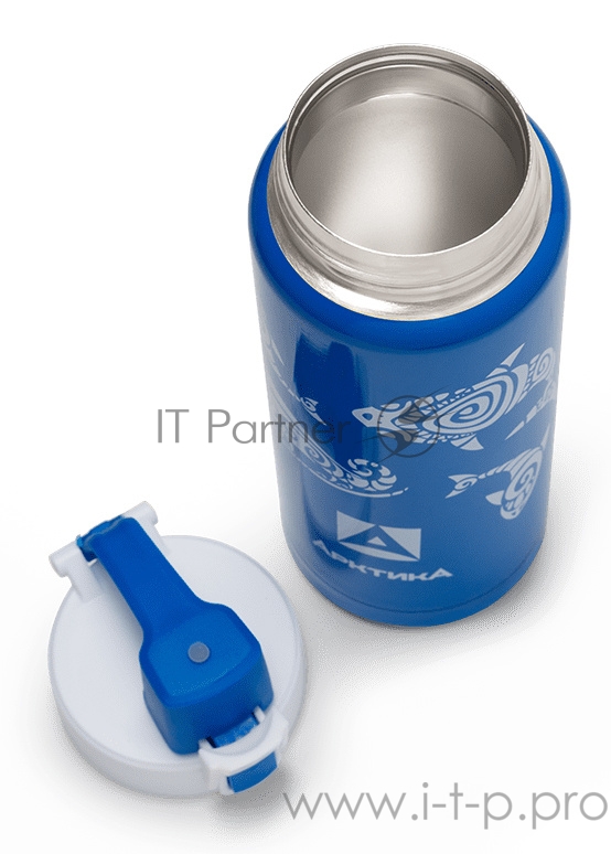 Термос Арктика 702-500 0.5л. синий/рисунок (702-500W/BLU)