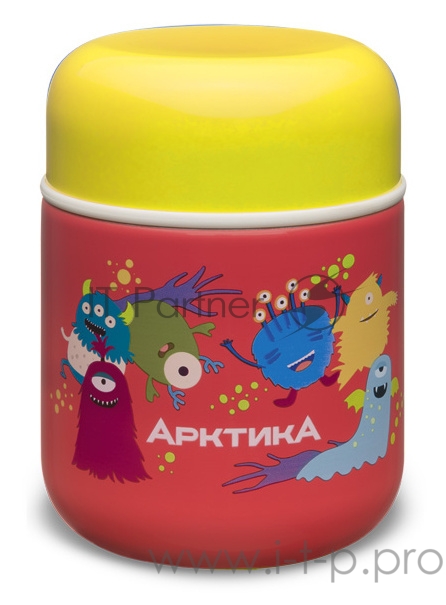 Термос для еды Арктика 411-280 0.28л. красный/рисунок картонная коробка (411-280/RED)