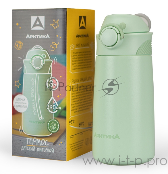 Термос для напитков Арктика 711-390-1 0.39л. мятный картонная коробка (711-390-1/MINT)