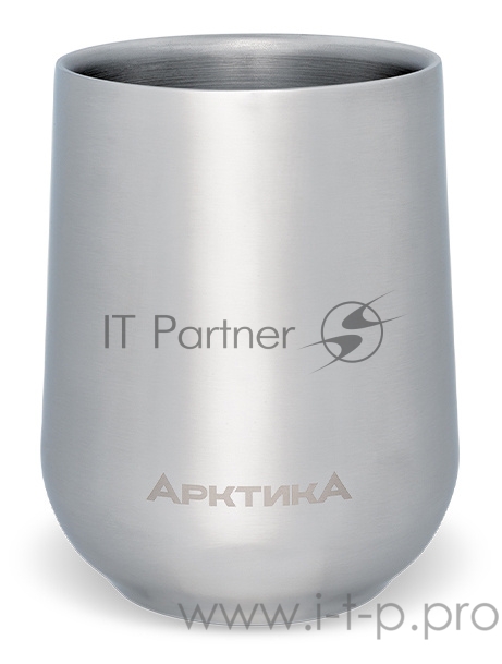 Термобокал для напитков Арктика 808-430 0.43л. серебристый картонная коробка (808-430/SIL)