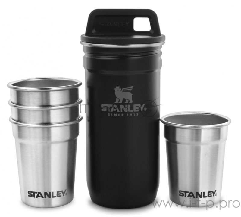 Набор термопосуды Stanley Adventure Nesting Shot Glass Set 0.59л. черный (10-01705-036)