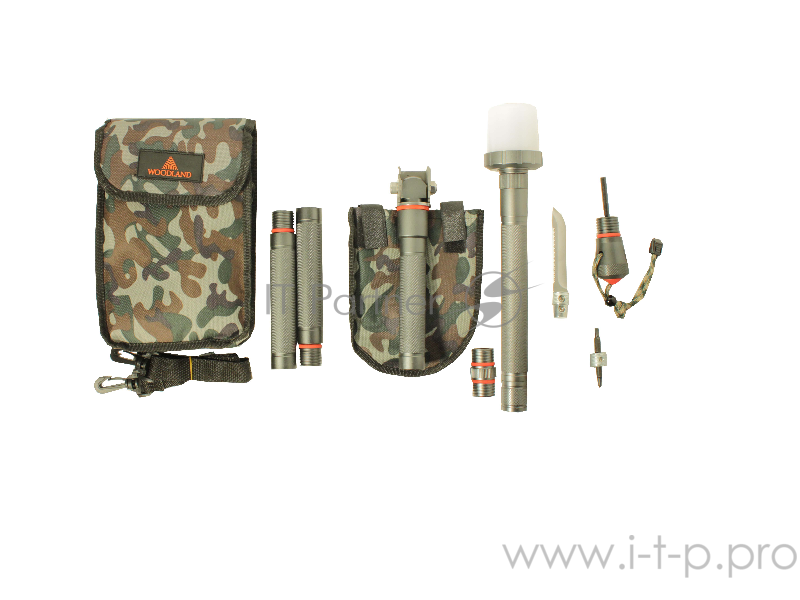 Лопата многофункциональная Woodland Survival Kit, 24 в 1
