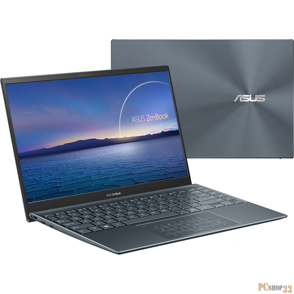 Ноутбук ASUS Zenbook 14 UX425JA-BM040T Core i7 1065G7/16Gb/SSD512Gb/14/IPS/FH AC Adapter/Win10/grey (90NB0QX1-M07780)