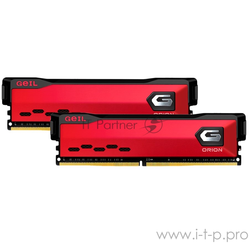 Модуль памяти Geil Orion DDR4 32GB(16GBx2) Dual PC4-25600 3200MHz RED RGB