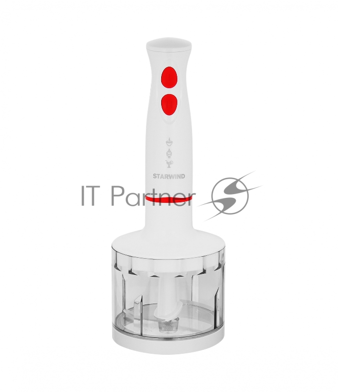 Блендер погружной Starwind SBP2242 500Вт белый/оранжевый