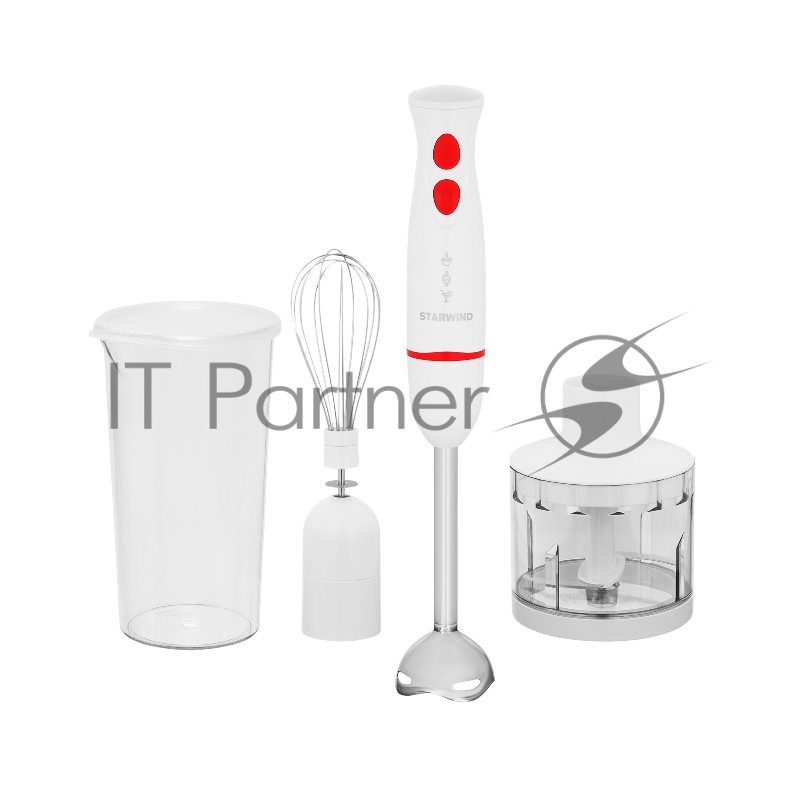 Блендер погружной Starwind SBP2242 500Вт белый/оранжевый