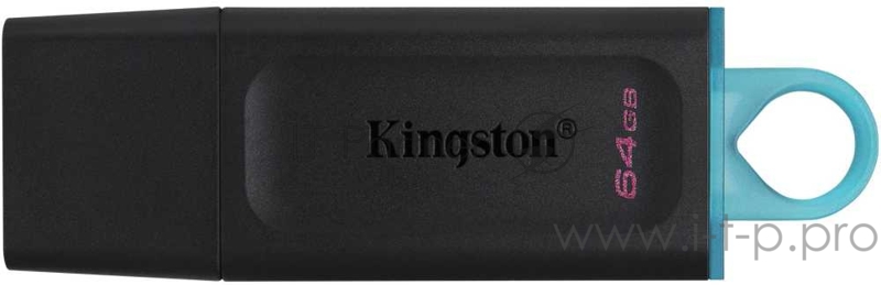 Накопитель KINGSTON 64GB USB3.2 Gen 1 DataTraveler Exodia (Black + Teal)