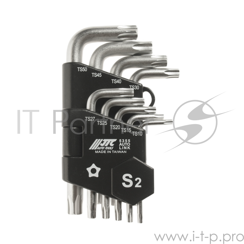 Набор ключей JTC 5355 торкс Г-образных Т10-Т50 9пр.