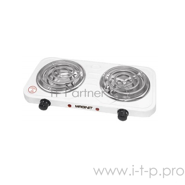 Плита электрическая Magnit EH-1012, 2 конфорки, ТЭН спираль, 2000 Вт