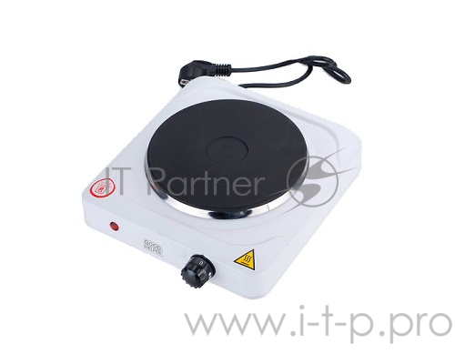 Плитка электрическая GOODHELPER ES-10P10, Вт 1000, блин- диаметр нарг. элемента 155 мм, 5- ступенчатый термостат