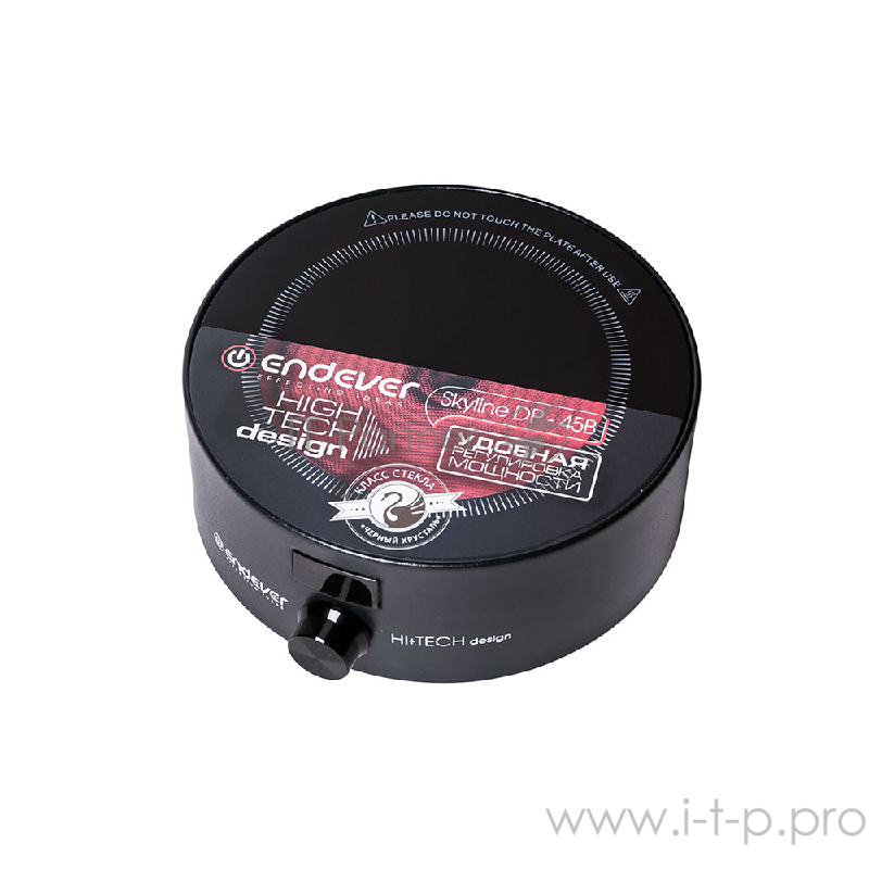 Плитка электрическая Endever Skyline DP-45B, макс. мощ. 1500 Вт, LED-дисплей