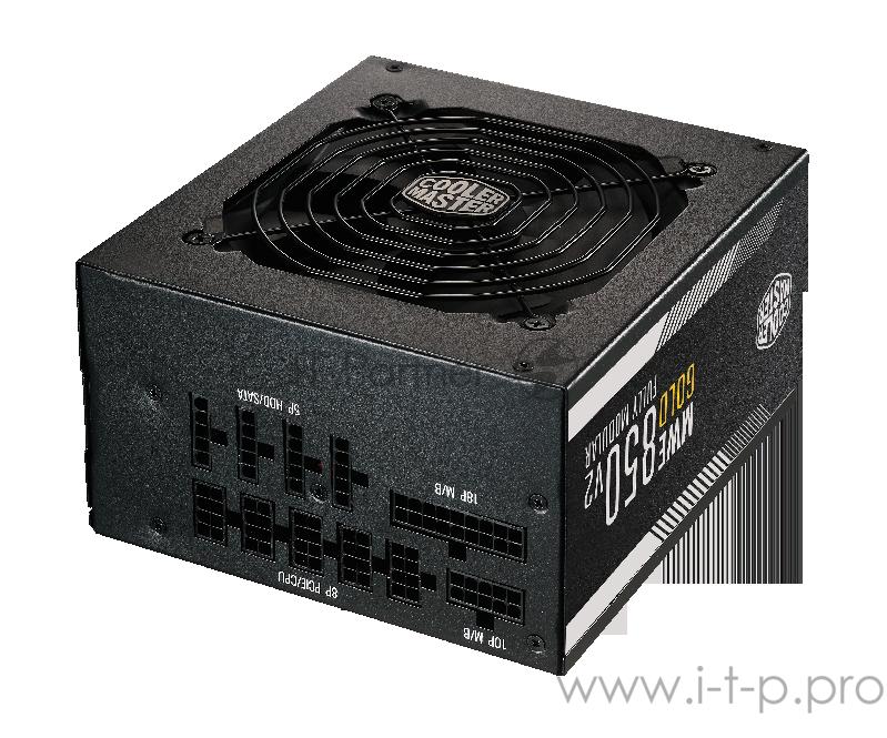 Блок питания 850 Ватт Power Supply Cooler Master MWE Gold V2 FM 850W A/EU Cable