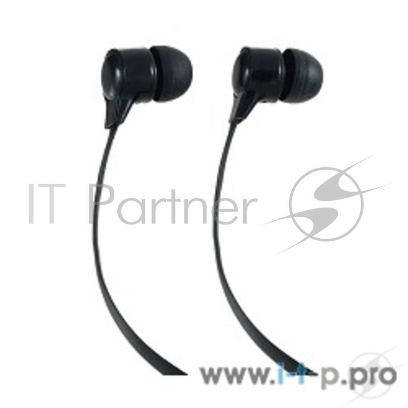 Наушники Perfeo наушники внутриканальные BASE черные PF-BAS-BLK|PF-STN-BLK