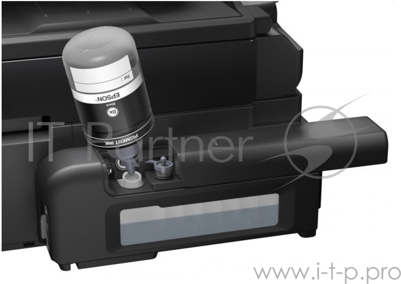 Принтер Epson M200 C11CC83311 {3 в 1, пьезоэлектрический струйный, печать черно-белая, максимальный формат А4, скорость ч/б печати 34 стр/мин, вес: 6 кг, рекомендуем для офиса, СНПЧ (C11CC83311)}