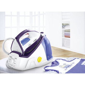 Паровая станция Bosch TDS6080 2400Вт белый/фиолетовый
