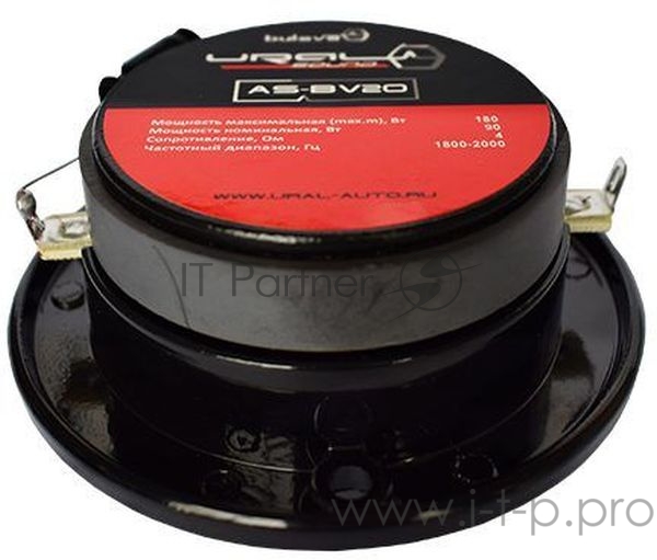 Колонки автомобильные Ural Bulava AS-BV20 (без решетки) 180Вт 99дБ 4Ом 9.8см (3.8дюйм) (ком.:2кол.) высокочастотные однополосные