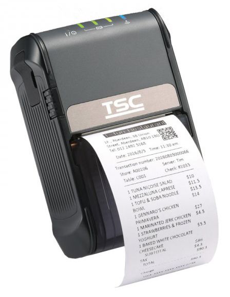 Принтер TSC ALPHA 2R BT переносной черный