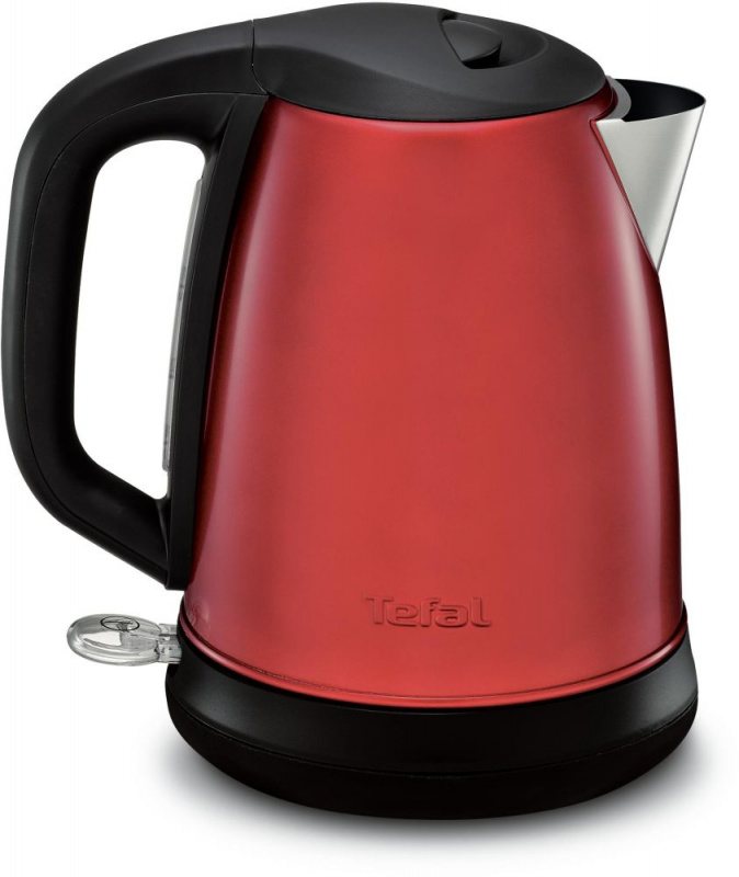 Чайник электрический Tefal KI270530 1.7л. 2400Вт красный (корпус: металл)