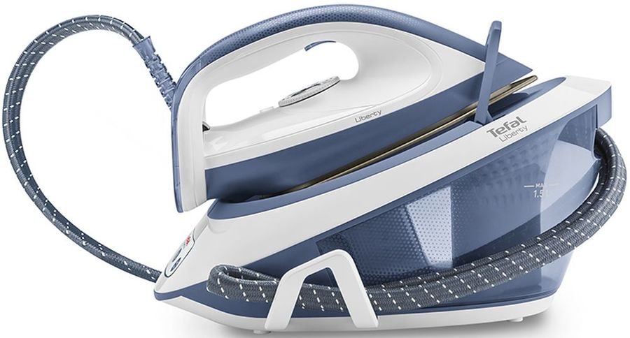 Паровая станция Tefal SV7020E0 синий/белый
