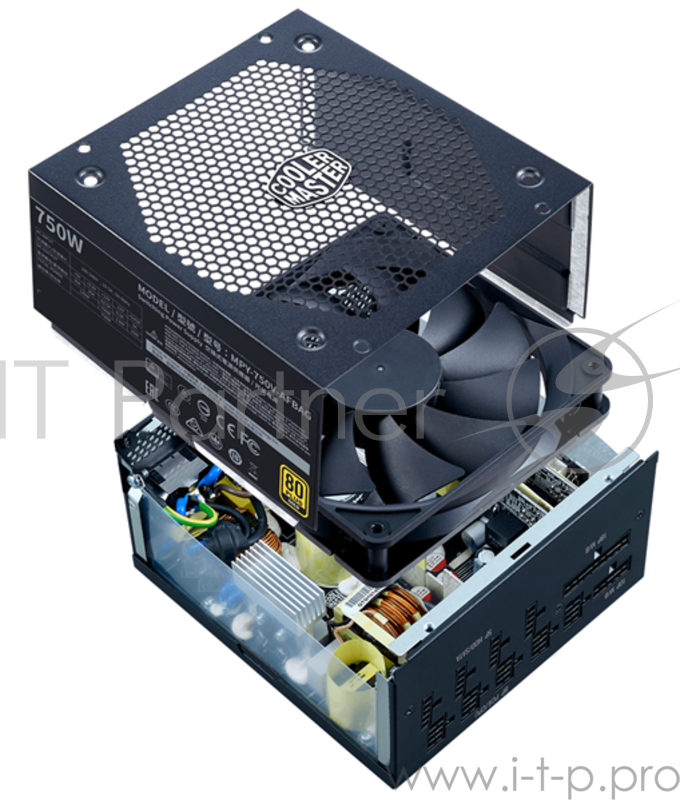Блок питания 750 Ватт Power Supply Cooler Master V Gold V2 750W A/EU Cabl