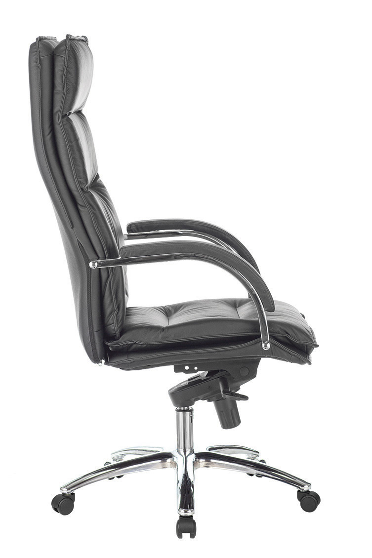 Кресло руководителя Бюрократ T-9927SL черный кожа крестовина металл хром