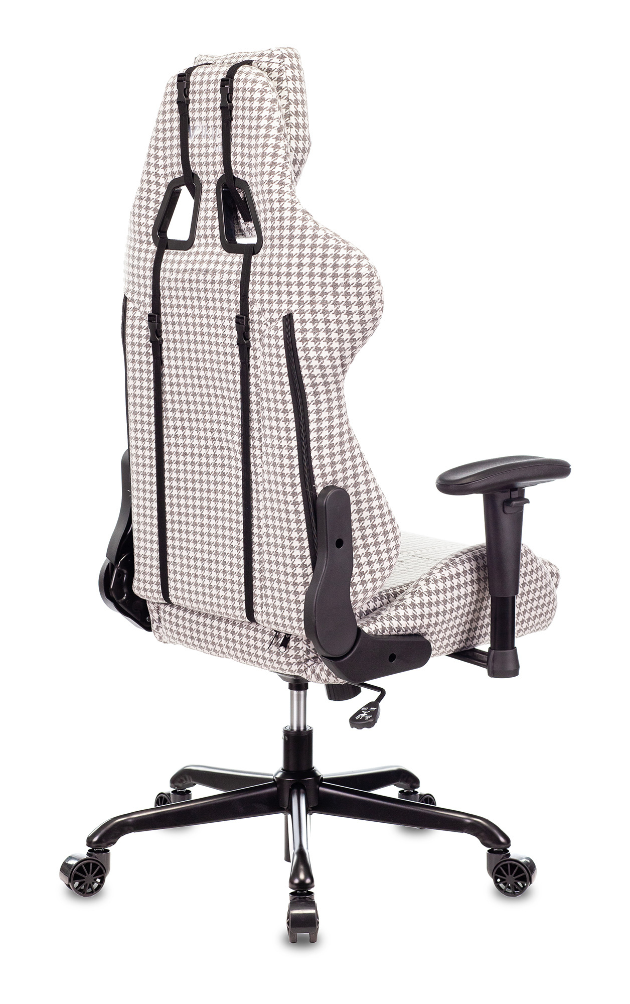 Кресло игровое Бюрократ VIKING LOFT серый Morris гусин.лапка с подголов. крестовина металл