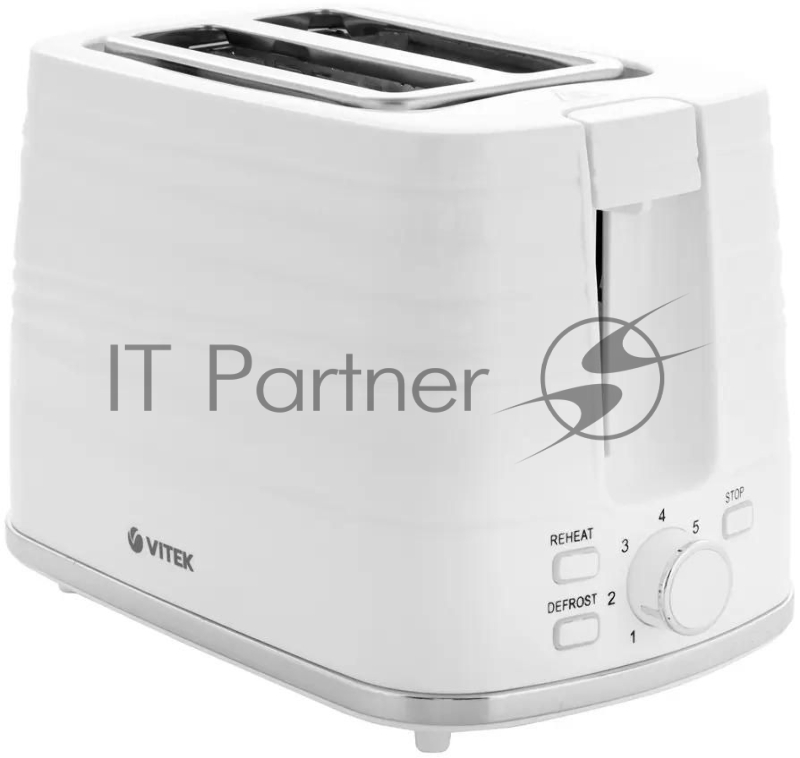 Тостер VITEK VT-1575(MC) Мощность 930 вт.Количество тостов 2.Термоизолированный корпус.