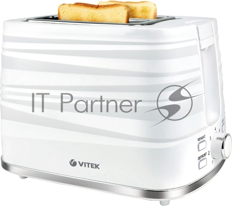 Тостер VITEK VT-1575(MC) Мощность 930 вт.Количество тостов 2.Термоизолированный корпус.