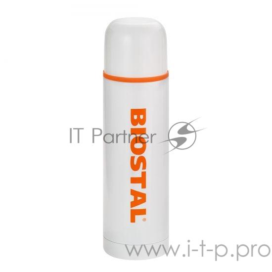 Термос с узкой горловиной BIOSTAL NB-750 С-W, БЕЛЫЙ, 0.75 л. (в уп. 12 шт)