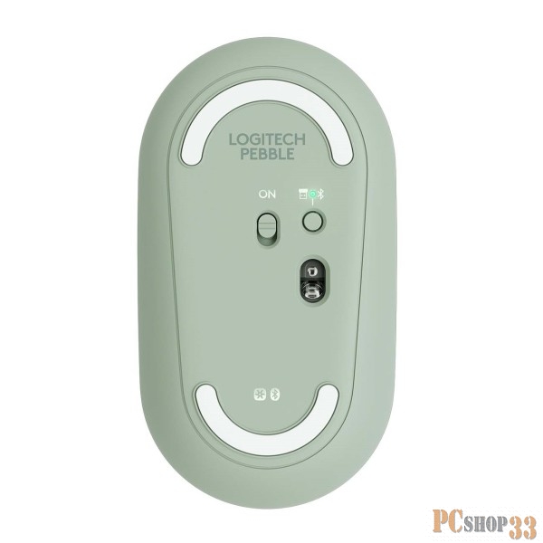 Мышь Logitech (910-005720) Wireless Mouse Pebble M350 EUCALYPTUS беспроводная эвкалиптово-зеленая